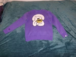 Blues Greens Jumper Sweater Windcheater Top purple colour 