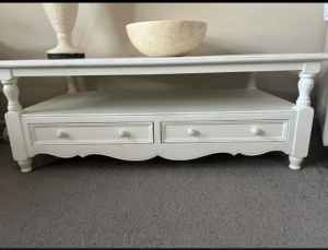 White large coffee table