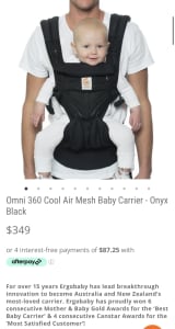 ergobaby omni 360 gumtree