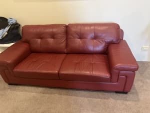 sofa real leather