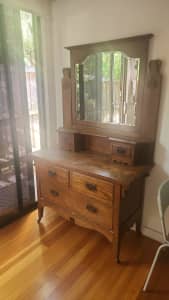 Antique dresser and drawers