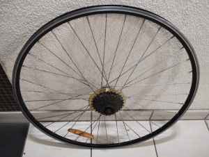 Bicycle rim with gear for sale