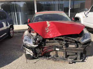 855 - Hyundai Veloster 2012 red wrecking