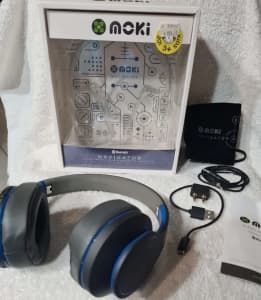 Kids Moki Navigator Noise Cancelling Headphones: Blue