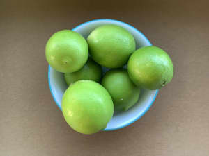 Limes for sale $3 a kilo Farmgate