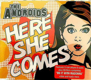 Rock - THE ANDROIDS Here She Comes CD 2003