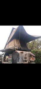 The Bush Company Ax27 roof top tent and 270 awning 