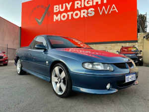 2001 Holden Ute VU SS Utility Extended Cab 2dr Auto 4sp 655kg 5.7i Blue Automatic Utility