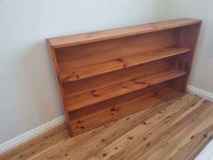 Timber bookshelf