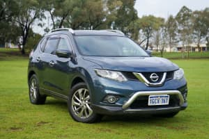 2016 Nissan X-Trail T32 Ti X-tronic 4WD Blue 7 Speed Constant Variable Wagon