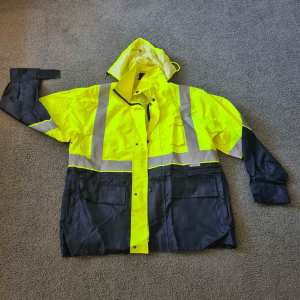 Hi Vis Hood Jacket - Size XL- Lowes Workwear Bonus