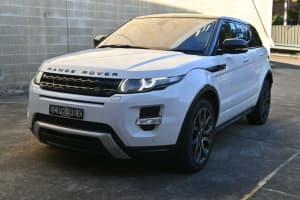 2013 Land Rover Range Rover Evoque L538 MY13.5 Si4 CommandShift Dynamic White 6 Speed