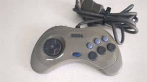Genuine Original Sega Saturn Game Pad Controller Grey Control Pad