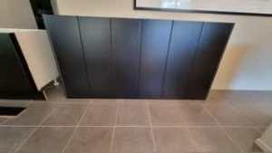 Ex Laundry Cabinets Near new condition Black poly panted exterior