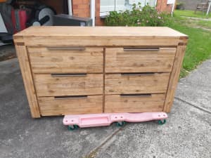 Bunbury Dresser Solid Marri Timber RRP $2899