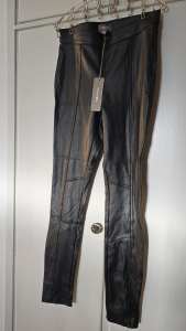 SUSAN Faux Leather Pants new with tags size SMALL