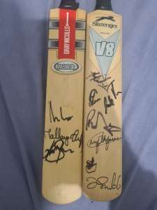 Signed Cricket Bats