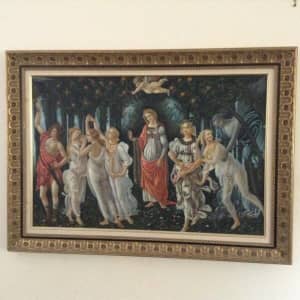 Gold framed hand painted painting - all offers considered