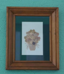 PRESSED FLORAL ART Handmade Picture Company FRAMED