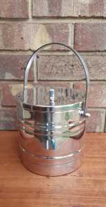 Vintage Mid Century Italian silver plated Ice Bucket