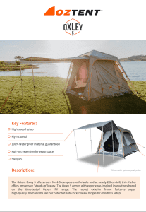 OzTent Oxley 5 Tent