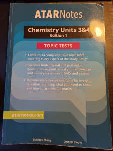 ATAR Notes VCE Chemistry 3&4 Topic Tests