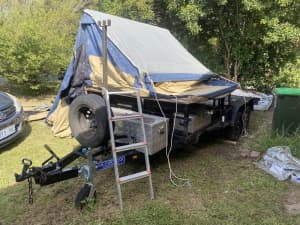 Dual axel boat and camper trailer (good project)