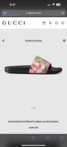 Wanted: Womens Gucci slides