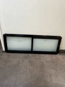 Black Sliding window 400Hx1210W: Located in Wetherill Park