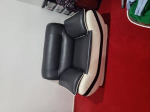 Black and White arm chair