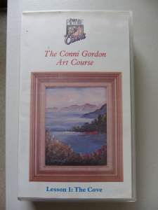 VHS CASSETTE : THE CONNIE GORDON ART COURSE THE COVE