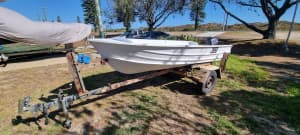 Brooker 3.5m dinghy with 15hp yamaha