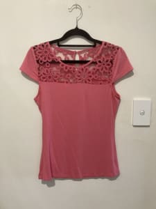 Review Pink Blouse Size 8