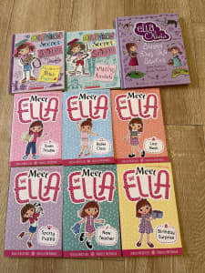 5 Meet Ella, 2 Olivia secret scribbles, 1 Ella Olivia