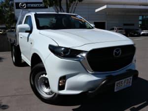 2021 Mazda BT-50 TFR40J XS 4x2 Ice White 6 Speed Sports Automatic Cab Chassis