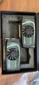 Nvidia GTX 550ti graphics cards x2(times two)
