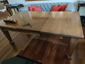 Art Deco Solid Jarrah ExtendableDining Table