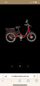 TEBCO 708 carrier trike / electric bike