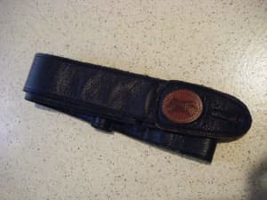 LEVYS GUITAR STRAP LEATHER MSS7GP BLACK NEW