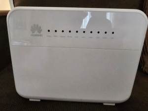 The Huawei HG659 modem router 
