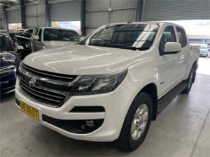 2016 Holden Colorado RG MY17 LT Pickup Crew Cab White 6 Speed Sports Automatic Utility