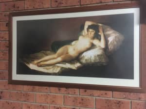 Framed Print of The Naked Maja