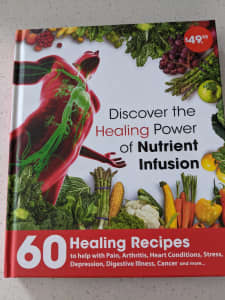 Nutritient Infusion Power Healing Recipe Book - Good Xmas Gift