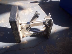 as new auxillery spare outboard motor bracket.