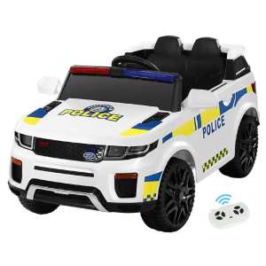 Rigo Kids Ride On Car Electric Patrol Police Toy Cars Remote Control