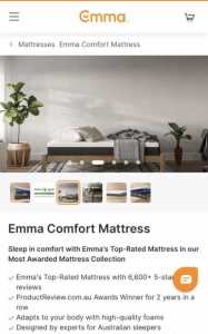 EMMA Comfort Mattress - Queen