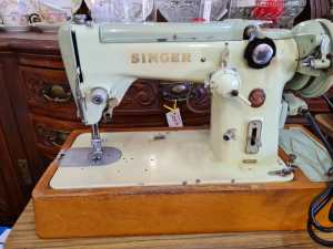 Vintage Singer 319K Sewing Machine Carry Bag Aqua Green Case