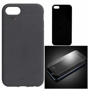iPhone SE1 SE2 SE3 5 5S 7 8 case cover, NuGlas glass screen protector