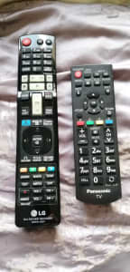 Remote for TV Panasonic & LG