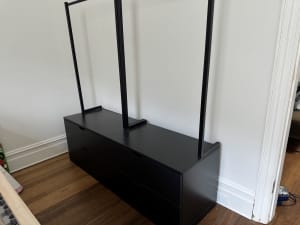 IKEA Nordli Drawers with Clothing Rack - Good Condition!